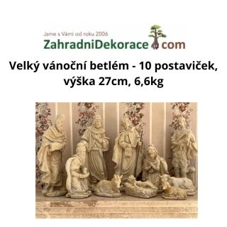 Tradiční vánoční betlém, který rozzáří každý domov ✨ Ruční česká výroba, krásné detaily a mrazuvzdornost.❄️✨
